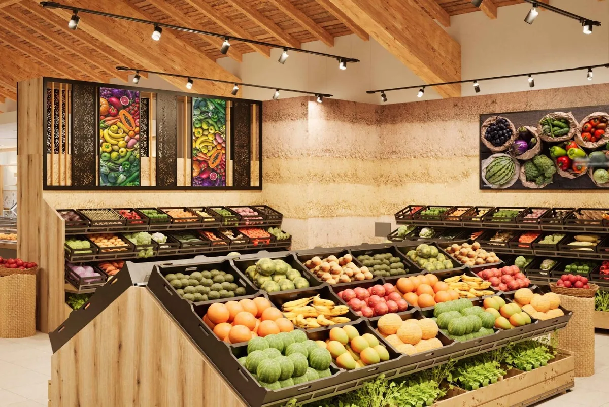 Visualisierung, wie der Wisliger Märt nach dem Umbau aussehen wird.